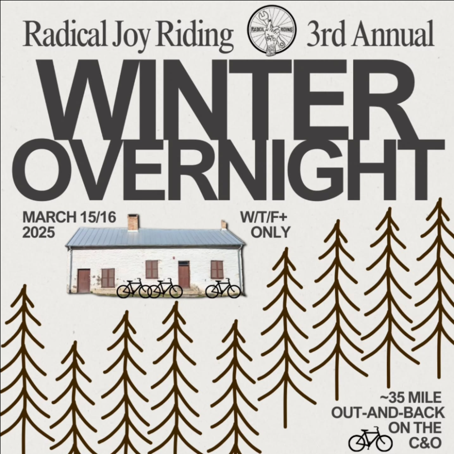 Winter Overnight with Radical Joy Riding out of Washington D.C ...
